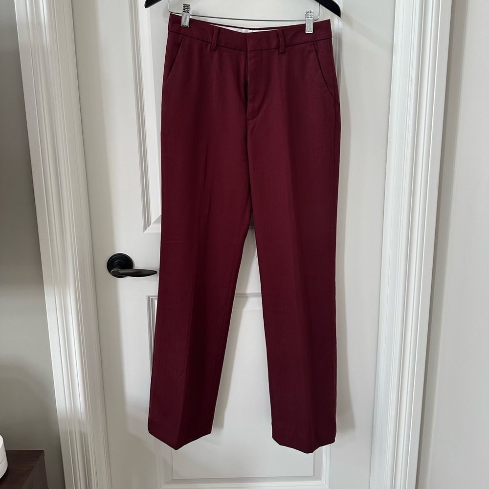 Scotch & Soda Wine Coloured Dress Pants